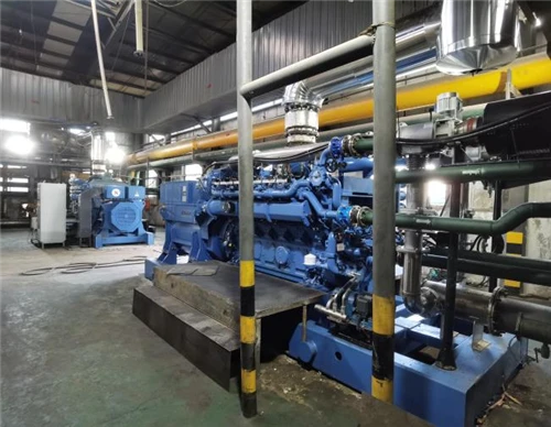 # Shanxi'deki Lvliang Gaz Santrali Gaz Enerjisi Projesi için 2×1000KW Gaz Jen...