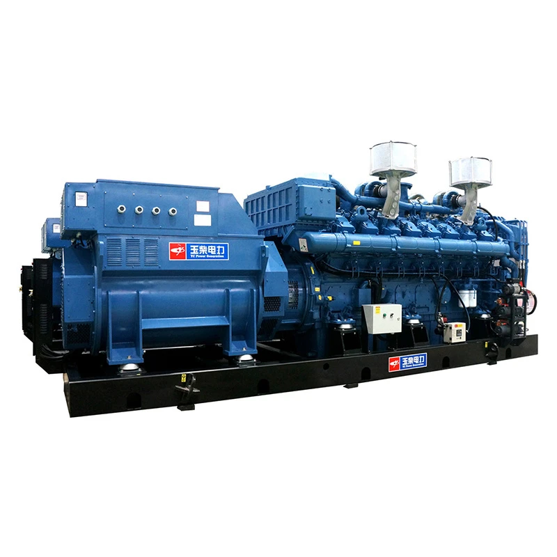 YC6CG-500N5HC Açık Çerçeve Gaz Jeneratör Seti